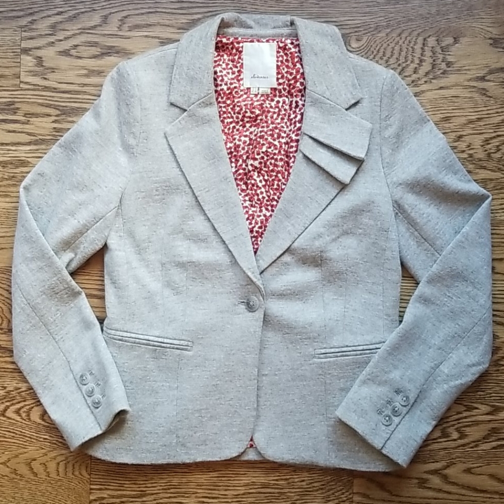 Anthropologie Elevenses Blazer